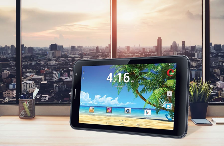 iBall Slide DD 1GB - Compact and reliable iBall tablet available for rent.