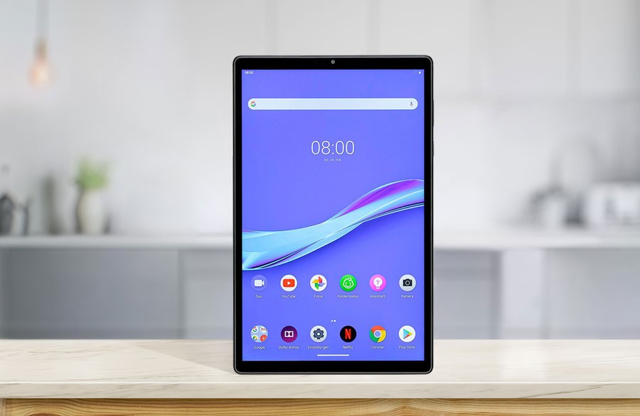 Lenovo M10 - Versatile and portable Lenovo tablet available for rent.