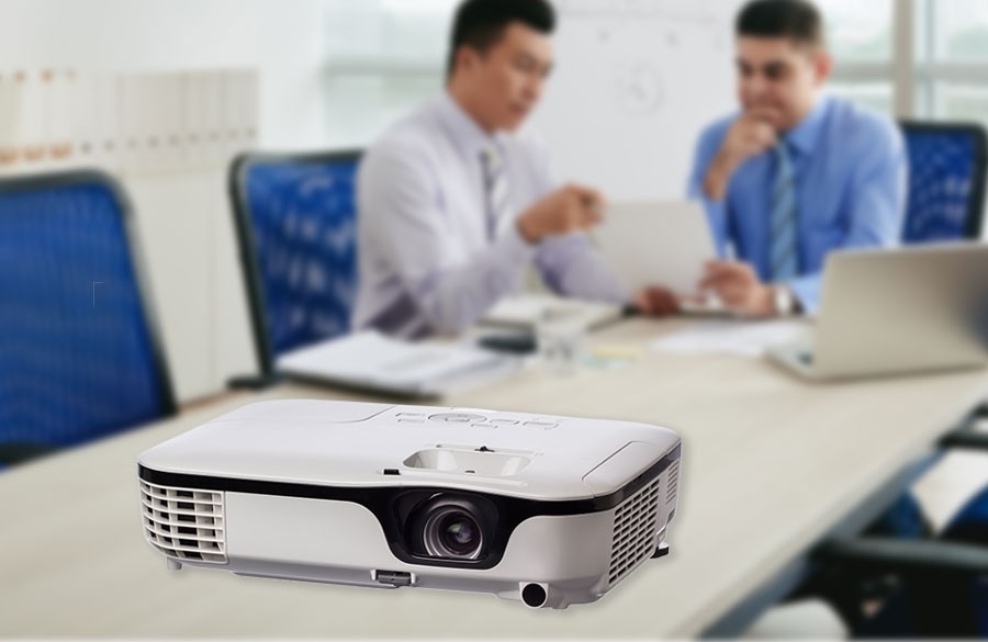 2800 Lumens - Bright and reliable projector available for rent.